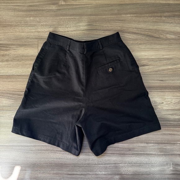 Vintage High Waist Black Women's Shorts - Picture 8 of 8